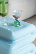 Glass Tulip Green | set of 2