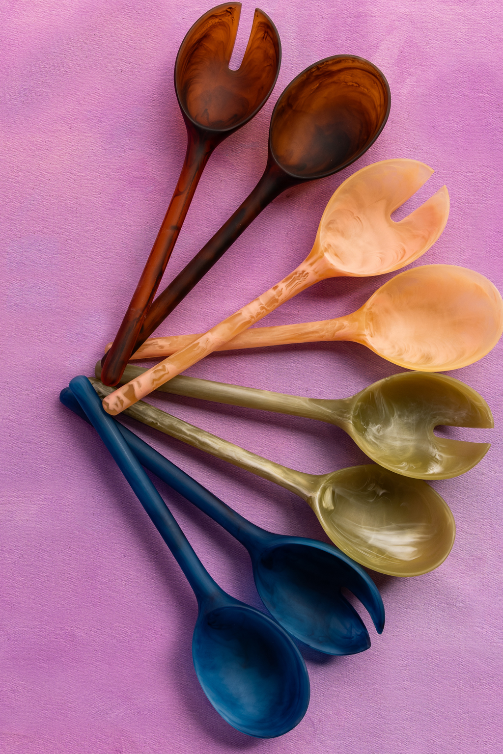 Salad Servers | Amber
