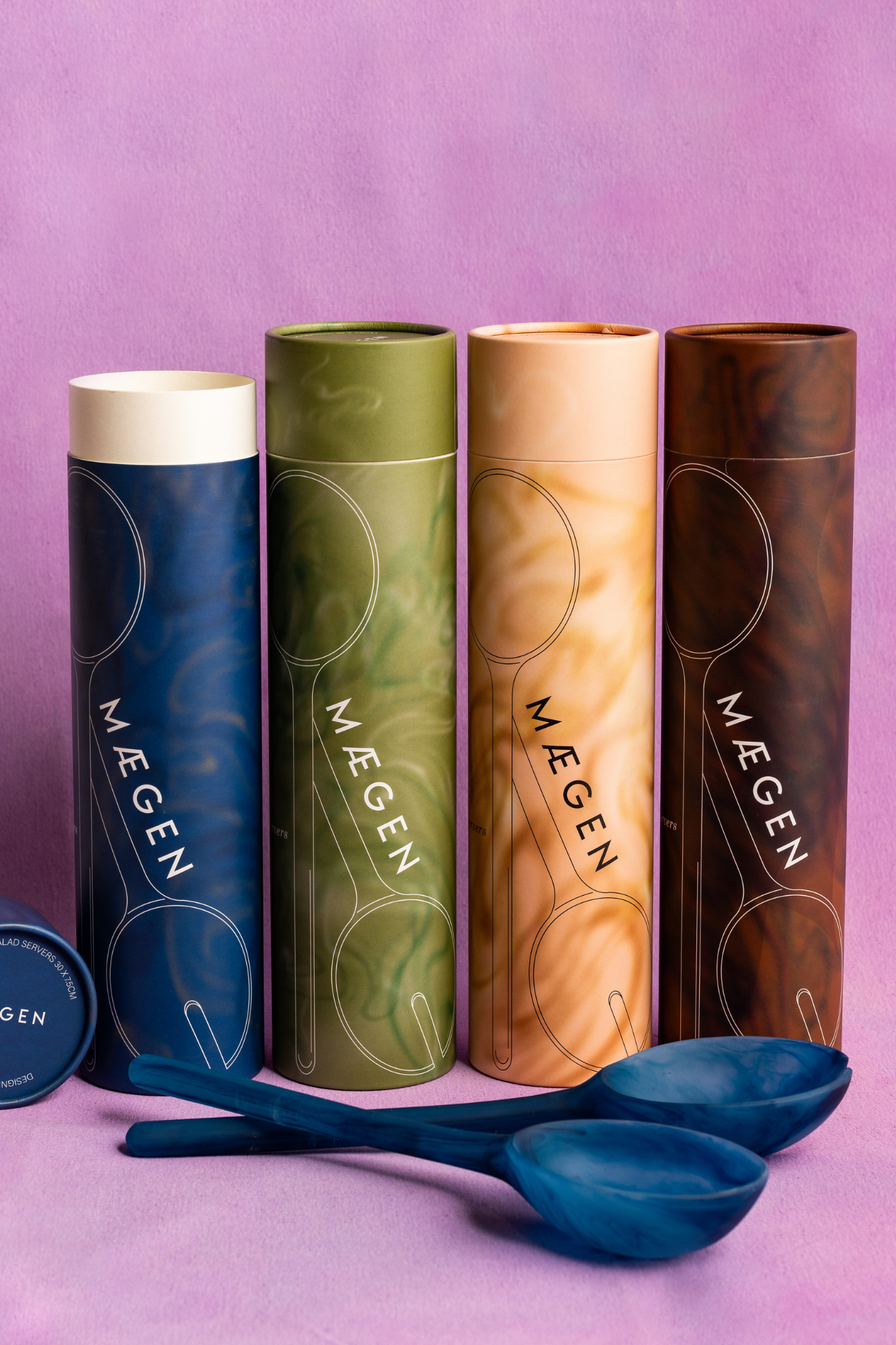 Salad Servers | Blue