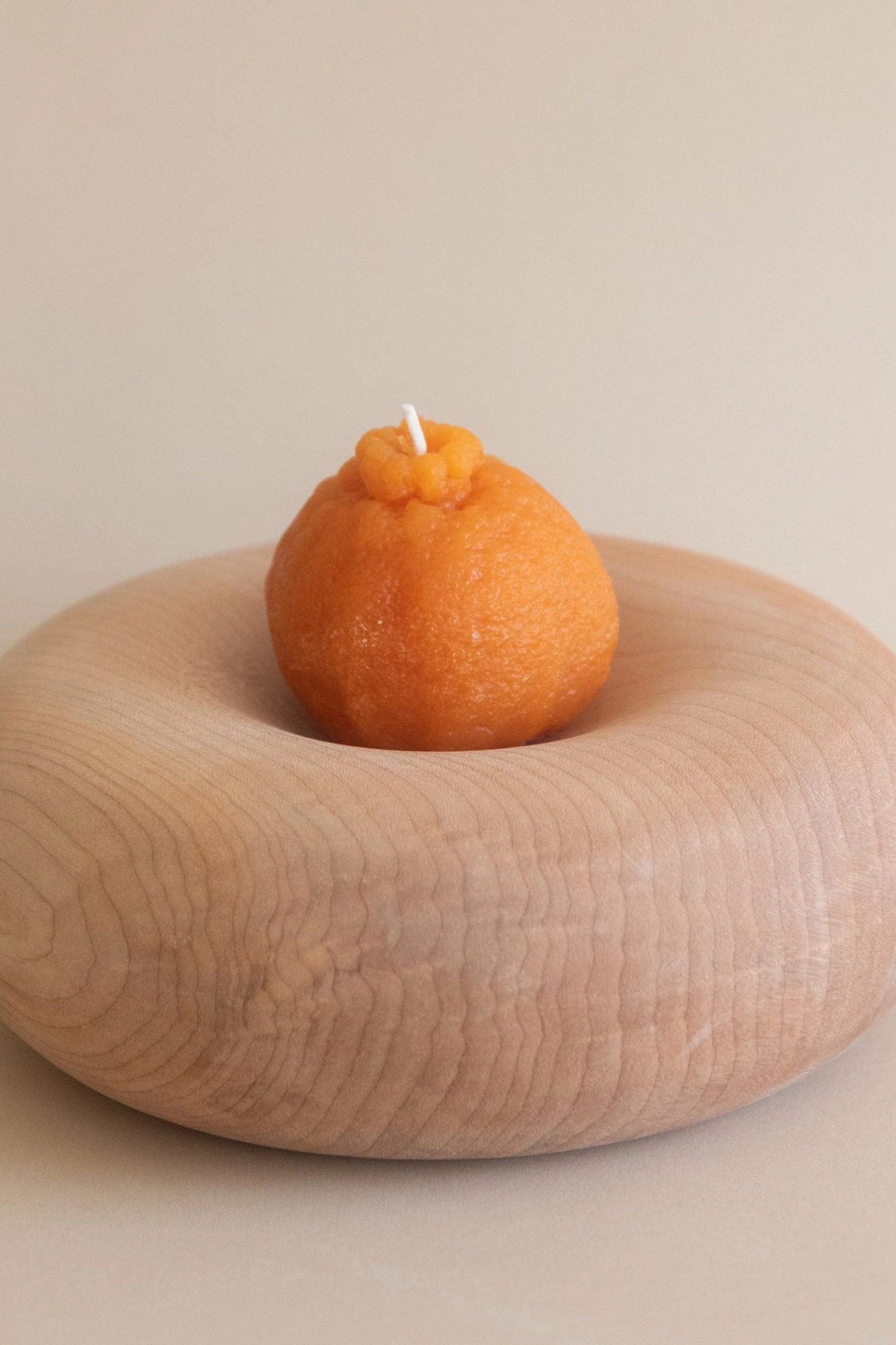 Mandarin Orange Beeswax Candle