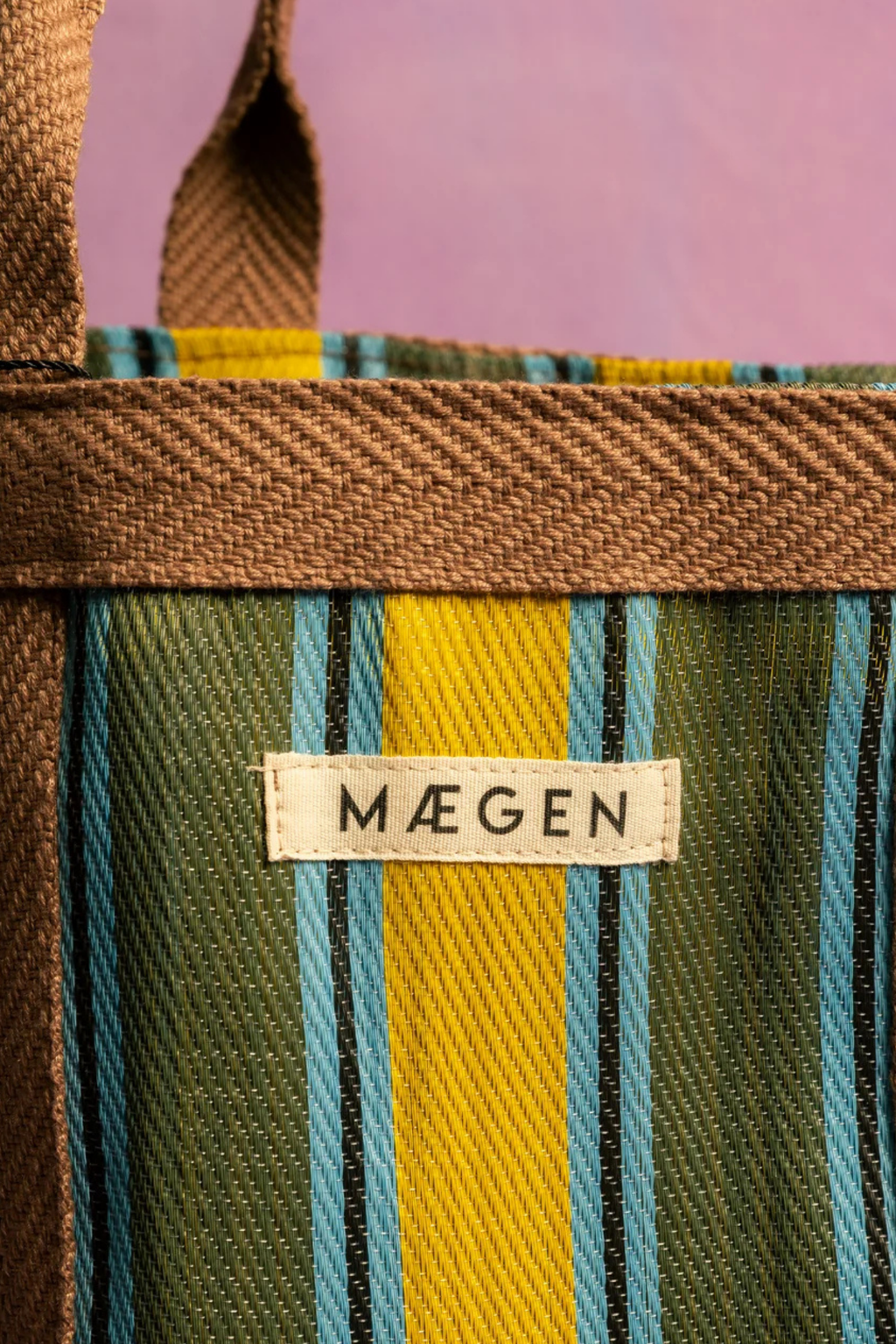 Everywhere Bag | Chocolate/Yellow/Olive