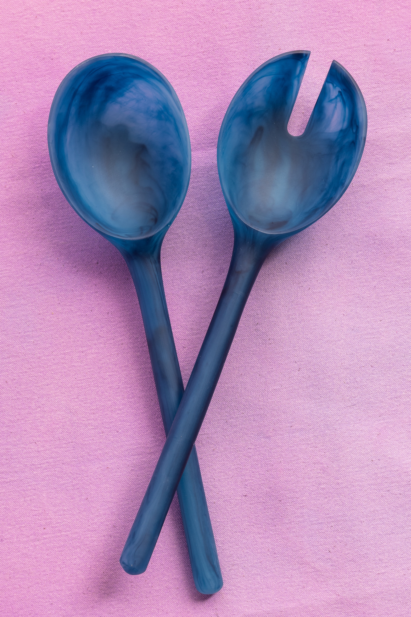 Salad Servers | Blue