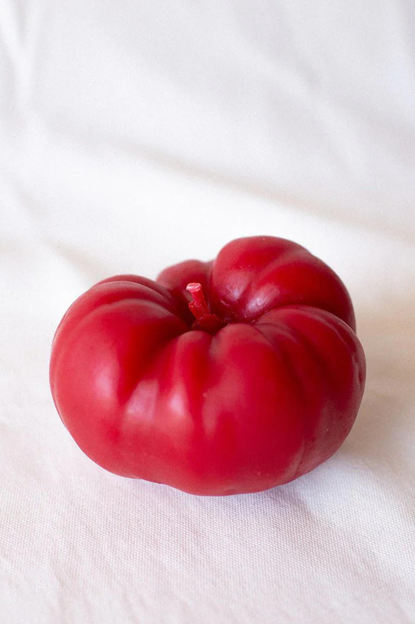 Large Heirloom Tomato Beeswax Candle | Red