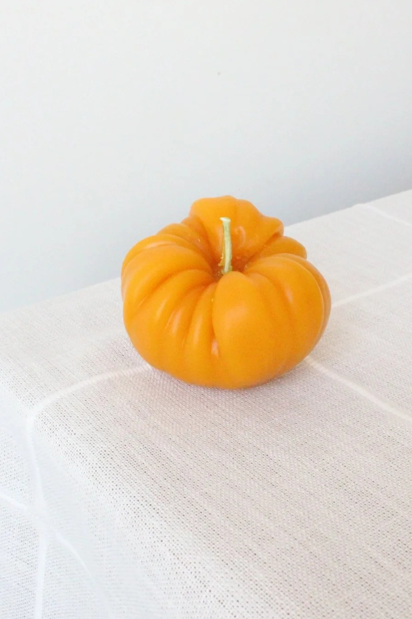 Large Heirloom Tomato Beeswax Candle | Yellow