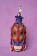 Woven Oil Pourer | Red & Olive