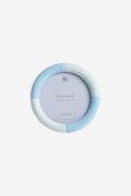 Rift Round Photo Frame | Ice Blue