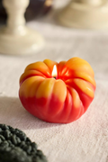 Sunkissed Large Heirloom Tomato Beeswax Candle | Red