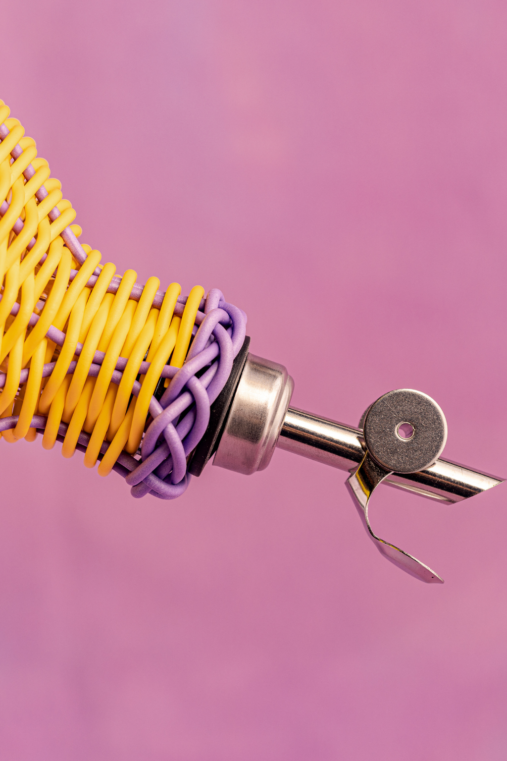 Woven Oil Pourer | Yellow & Lilac