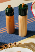 Small Salt & Pepper Grinder | Green & Gold