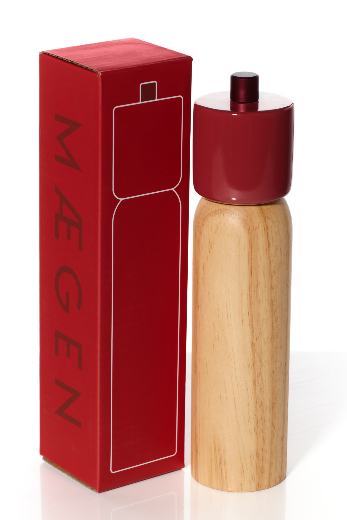 Large Salt & Pepper Grinder | Red & Red