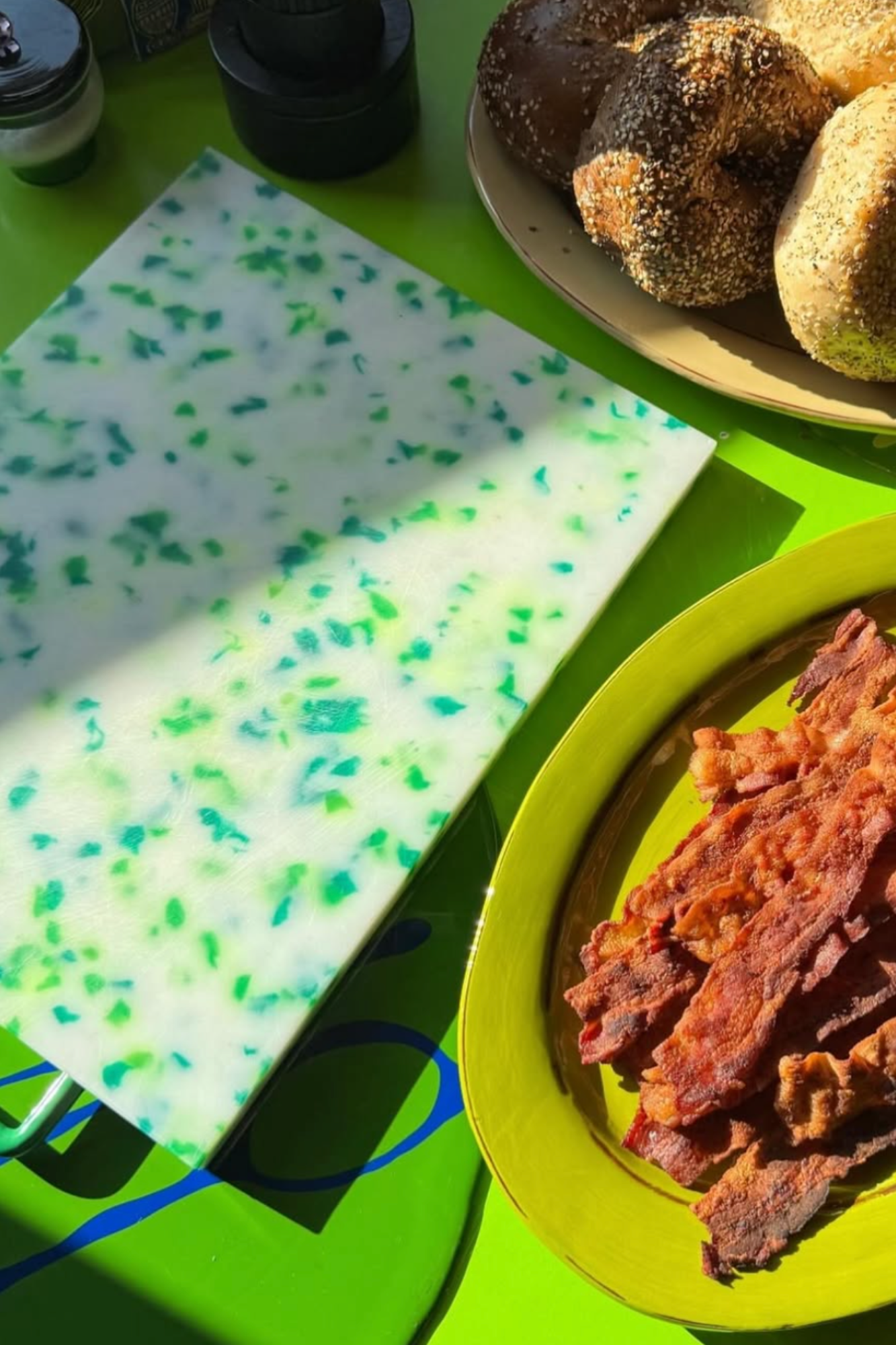 Large Cutting Board | Green/White