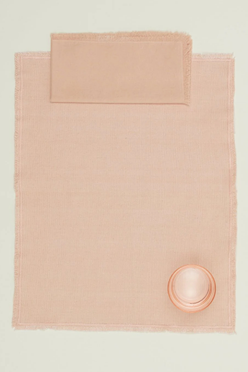 Essential Dinner Placemats Blush | Set of 4