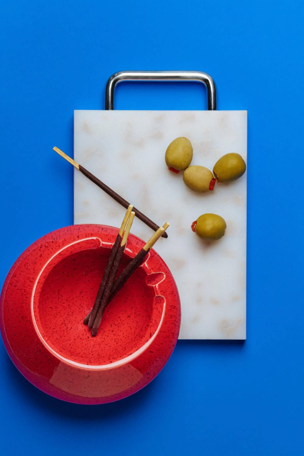 Small Cutting Board | Gray/White