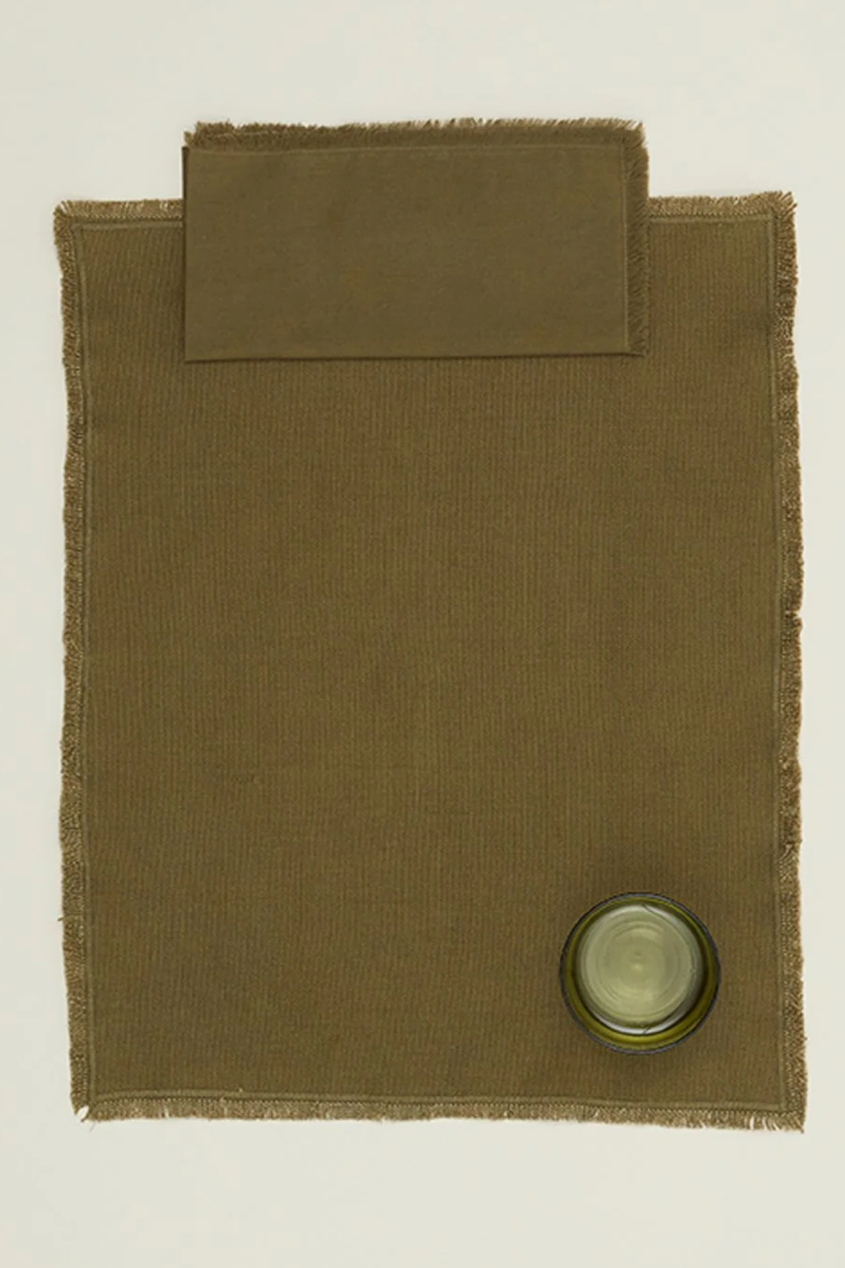 Essential Dinner Placemats Olive | Set of 4