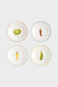 Vegetable Plates | Set of 4